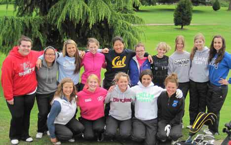 Bothell High's girls golf team.