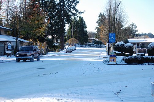 All roads are open in Bothell today