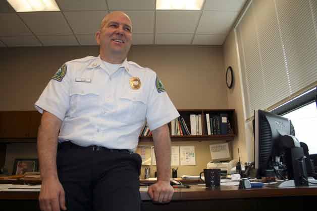 Northshore Fire Chief Jim Torpin will officially receive his new badge on Jan. 29.