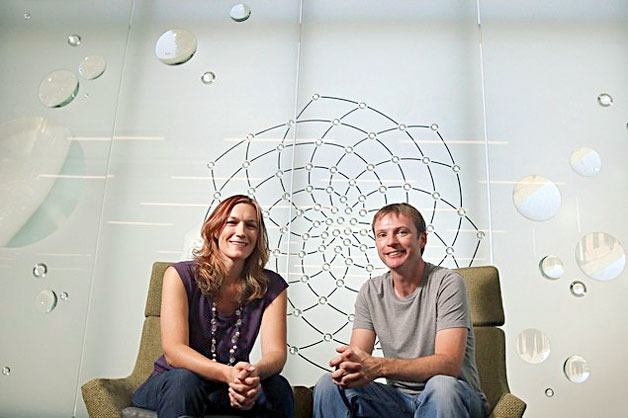 University of Washington Bothell campus associate professors of mathematics Jennifer McCloud-Mann and Casey Mann discovered a new geometrical pattern of irregular pentagons that could have applications in crystallography