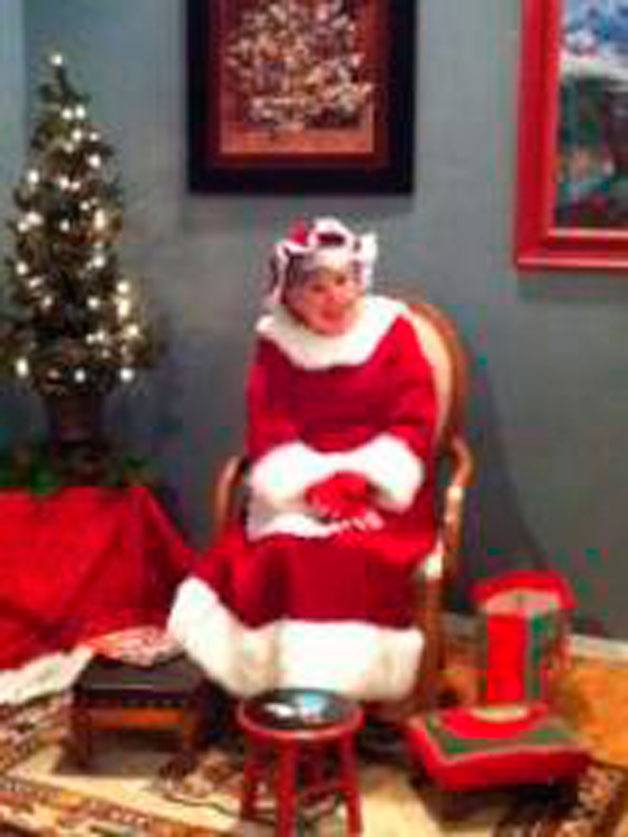 Mrs. Claus is passing out cookies Dec. 14 and 15 at the Country Village.