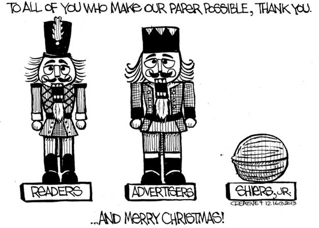 To all who make our paper possible | Cartoon for Dec. 22