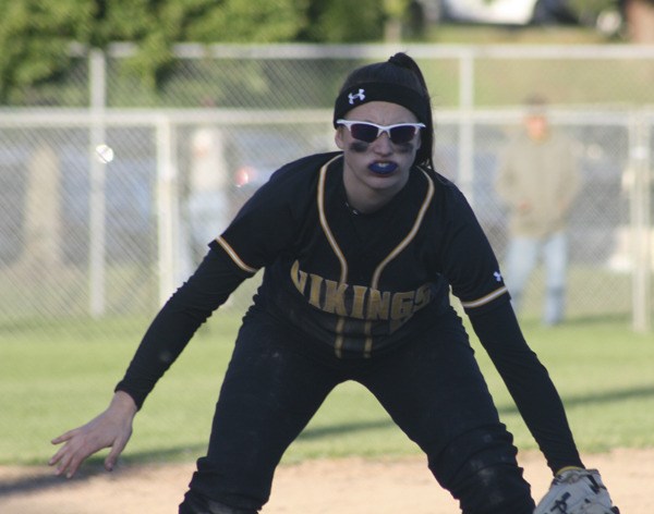 Inglemoor junior shortstop Taylor Peacocke is stylin’ at the 4A state tournament last spring at SERA Fields in Tacoma. Having led the team in home runs and RBIs last season