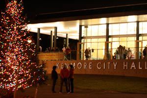 Last year's Kenmore tree-lighting event.