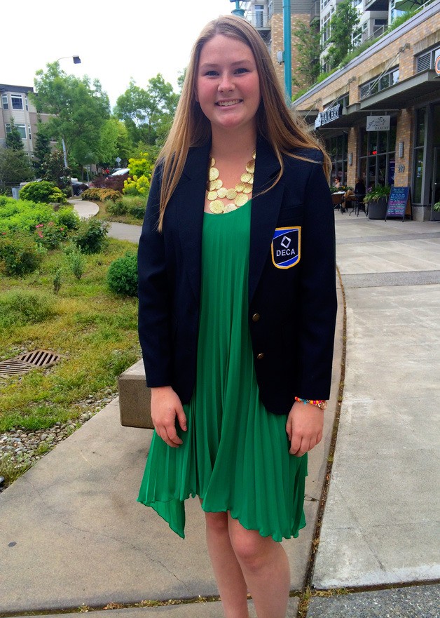 Bothell High School junior Hannah Hunt will serve as the Washington state DECA Area Three President for the 2014-15 school year.