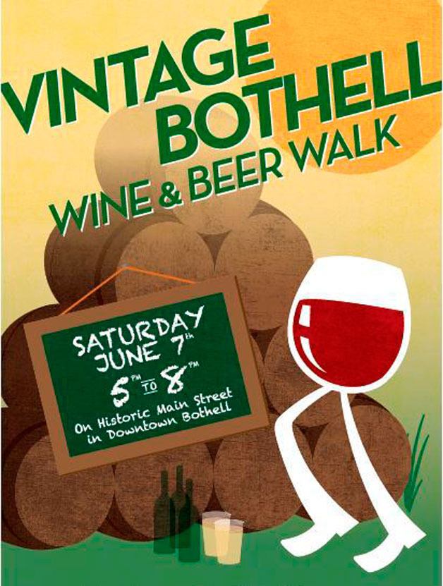 The Greater Bothell Chamber of Commerce is hosting a wine and beer walk.