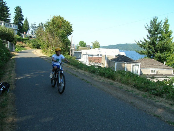 The popular Burke-Gilman Trail