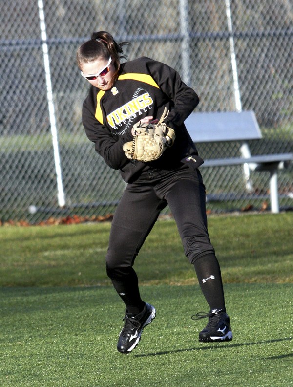 Viking senior Taylor Peacocke had a field day during Inglemoor's season opener against Bellevue