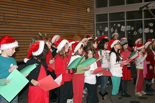 The City of Kenmore held its annual Christmas Tree lighting event at City Hall on Thursday. Festivities included a performance from the Moorland Elementary Choir.