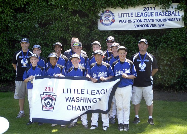 The North Bothell Little League All-Stars recently won the Washington State 12U tournament