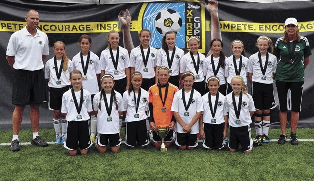 The Northshore Select Soccer Club team Velocity won the Xtreme Cup in Tukwila.