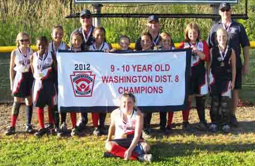 The North Lake Little League 9-10s are: Top