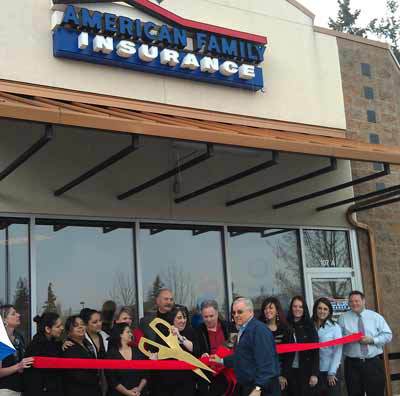 American Family Insurance Agency held a grand opening for the office of Christina Gillies on March 28 at 22910 Bothell-Everett Highway