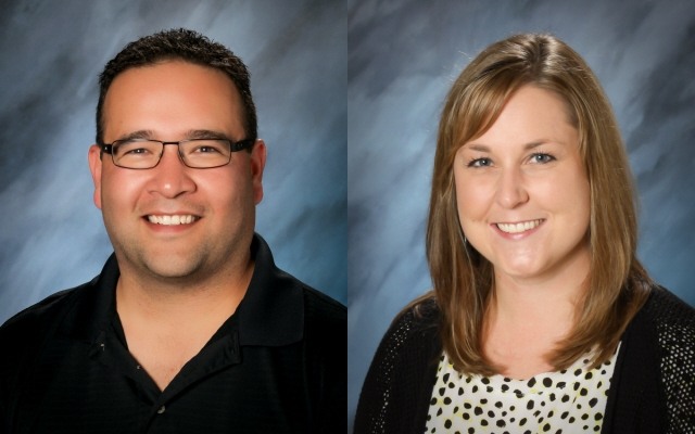 Joshua Sanchez and Kristen Rose received Association of Washington School Principals awards.