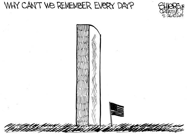 Why can't we remember every day? | Cartoon for May 29