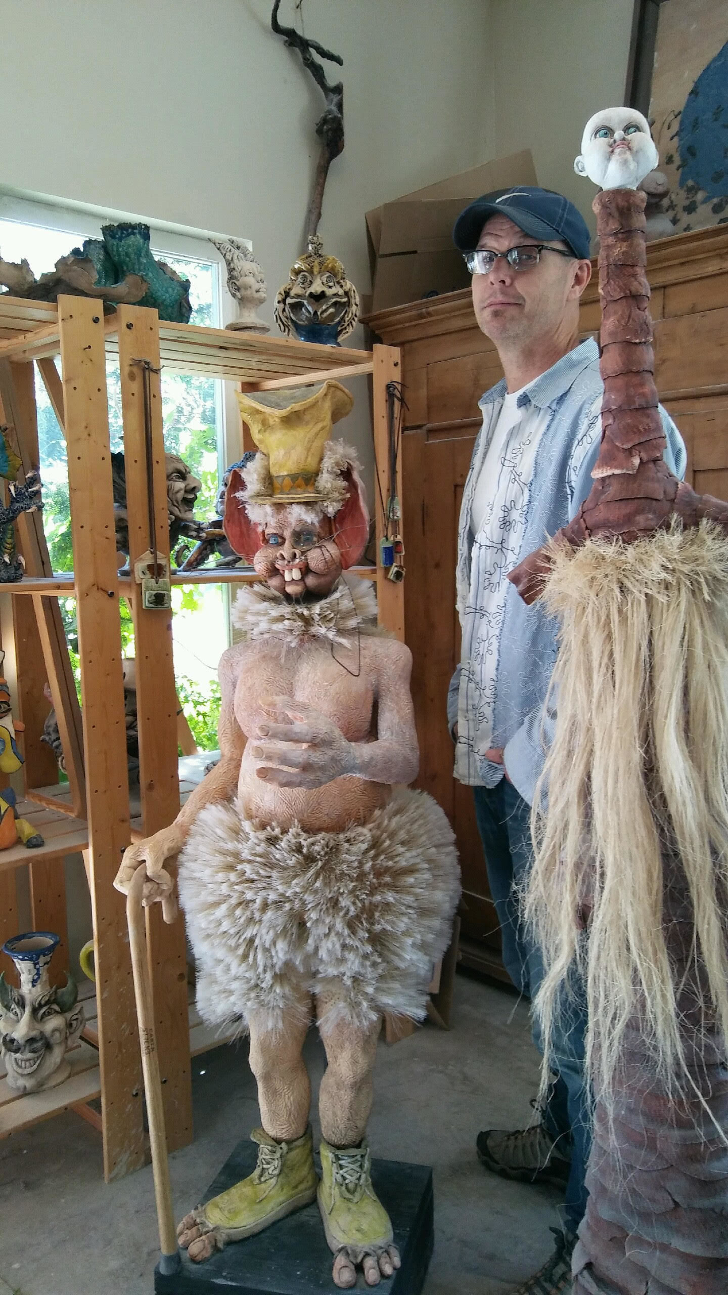 Dirk Dahl in his studio. Aaron Kunkler/Bothell Reporter