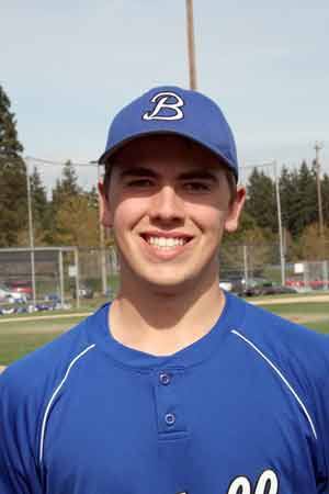 Bothell High School senior Travis Dohr hit his first home run since 8th grade on March 14.