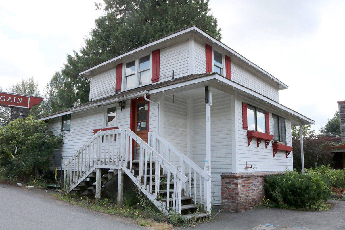 The historic Ericksen House, located at 23718 Bothell Everett Highway, was one of two historic houses offered to anyone who could move them off the property. File photo.