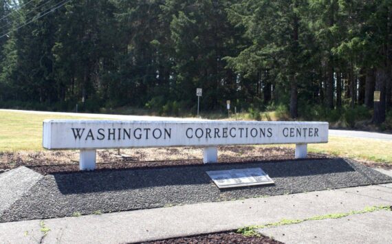 Washington Corrections Center, a prison in Shelton, Washington. (Grace Deng/Washington State Standard)