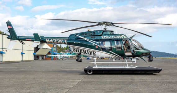 King County Sheriff’s Office new Bell 407GXi Helicopter. Photo courtesy of Angela Van Liew, King County Sheriff’s Office